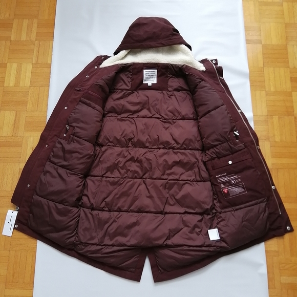 Frank And Oak Maroon Parka Small NWT - Picture 6 of 16